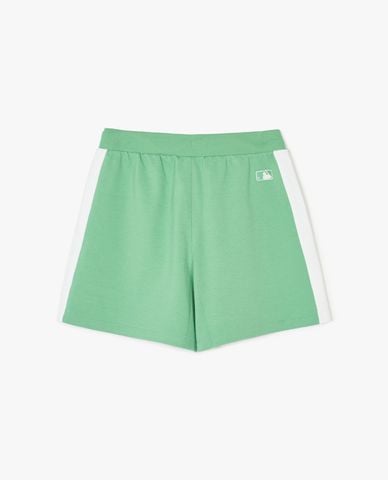  MLB - Quần shorts nữ ống rộng lưng thun Sporty Varsity Color Scheme 