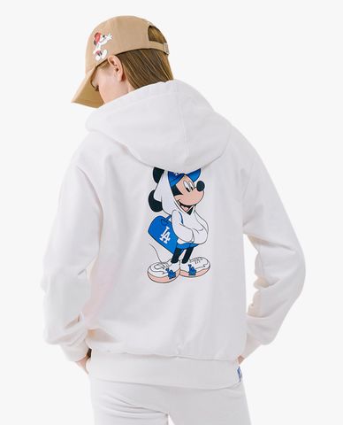  MLB - Áo hoodie phối zip hình Mickey MLB x Disney 