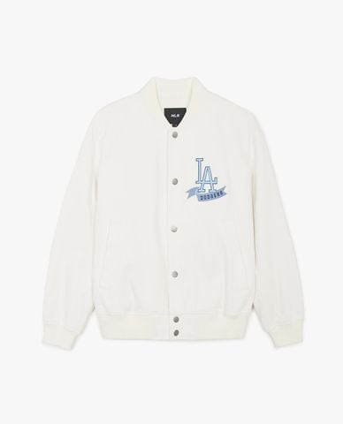  MLB - Áo khoác bomber unisex cổ tròn tay dài Varsity Logo 