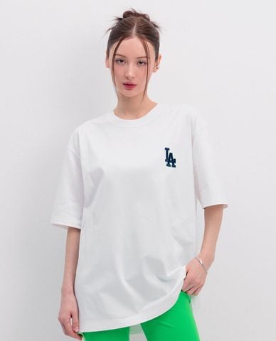  MLB - Áo thun unisex cổ tròn tay ngắn Mono Overfit 