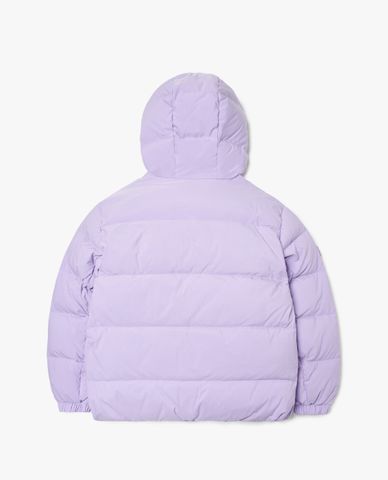  MLB - Áo khoác phao tay dài phối mũ Basic 