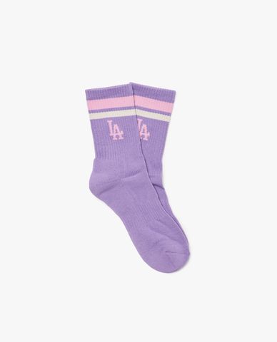  MLB - Vớ cổ cao unisex kẻ sọc thời trang 