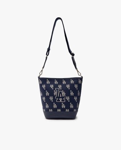  MLB - Túi đeo chéo unisex Big Classic Monogram Jacquard Bucket 