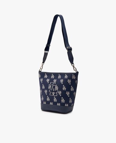  MLB - Túi đeo chéo unisex Big Classic Monogram Jacquard Bucket 