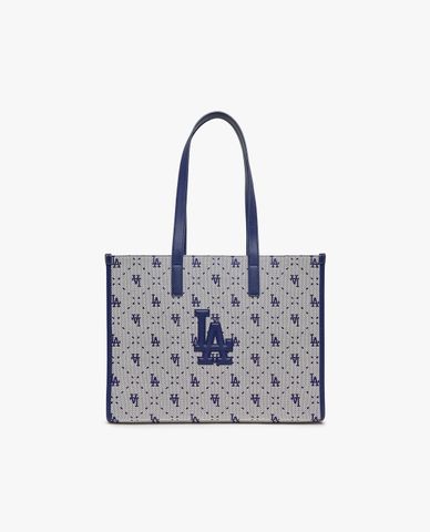  MLB - Túi tote unisex phom chữ nhật Big Diamond Monogram Jacquard 