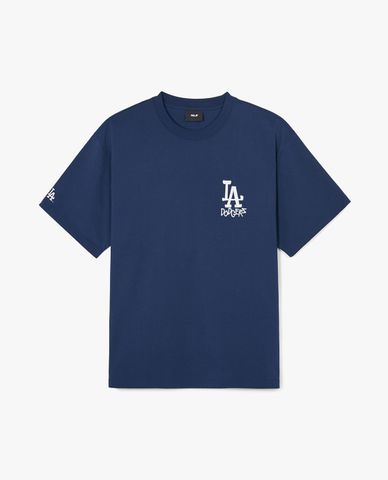  MLB - Áo thun unisex cổ tròn tay ngắn Stree Big Logo Functional 