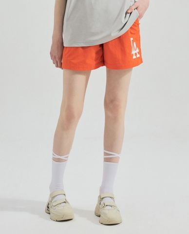  MLB - Quần short ngắn nữ lưng thun Basic Mega Logo 