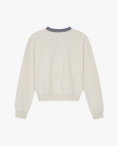  MLB - Áo sweatshirt nữ cổ tròn tay dài Varsity Cursive 
