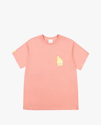  MLB - Áo thun cổ tròn ngắn tay PLAY Back Pixel Logo 