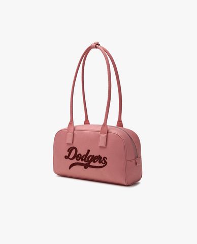  MLB - Túi đeo vai nữ Denim Varsity Cursive 