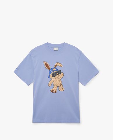  MLB - Áo thun unisex cổ tròn tay ngắn New Year Rabbit 
