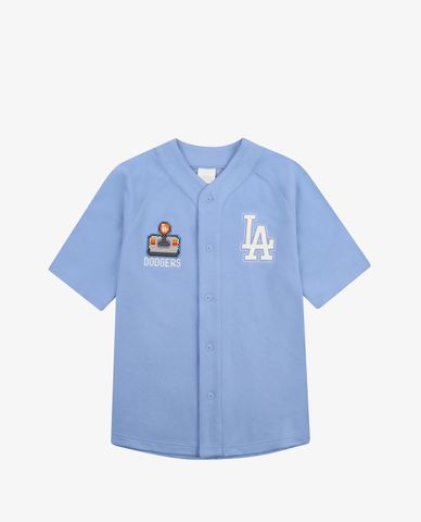  MLB - Áo thun bóng chày cổ V PLAY Baseball 