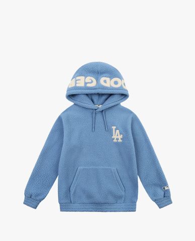  MLB - Áo hoodie tay dài phối mũ thời trang Fleece Lined 