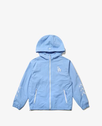  MLB - Áo hoodie phối zip Simbol Sleeve Logo 