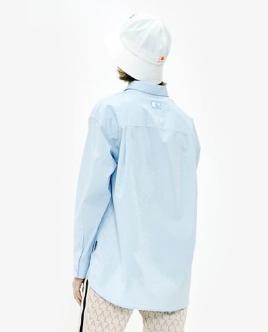  MLB - Áo sơ mi tay dài Logo Embroidery Basic 