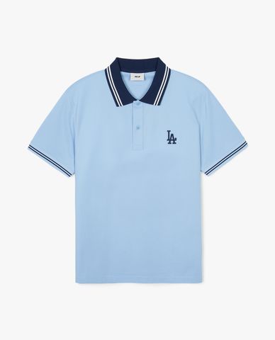  MLB - Áo polo unisex cổ bẻ tay ngắn Basic Color Comfortable Fit 