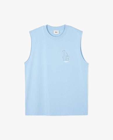  MLB - Áo ba lỗ unisex cổ tròn Basic Mega Logo Cool Tech 