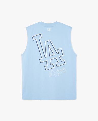  MLB - Áo ba lỗ unisex cổ tròn Basic Mega Logo Cool Tech 