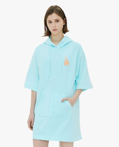  MLB - Đầm mini hoodie phối mũ trùm MLBLike 