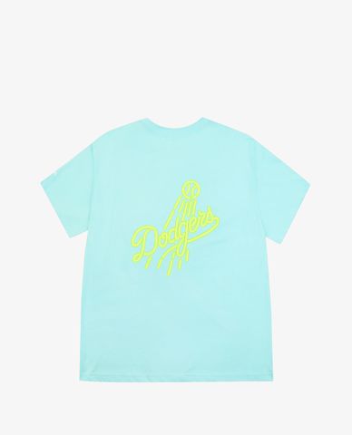  MLB - Áo thun cổ tròn ngắn tay Neon Art Coopers 