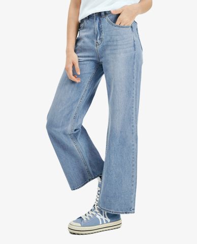  MLB - Quần jeans nữ Back Pocket Logo Embroidery 