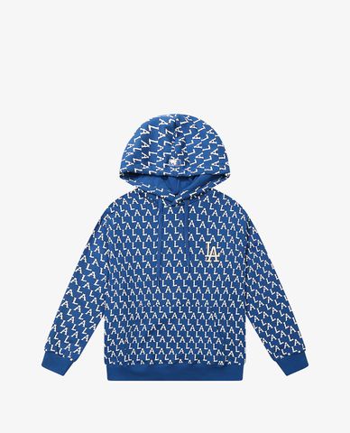  MLB - Áo hoodie tay dài phối mũ Monogram 