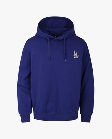  MLB - Áo hoodie tay dài phối mũ Logo 