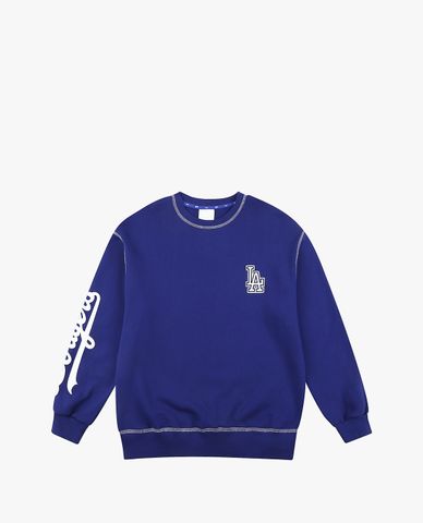  MLB - Áo sweatshirt tay dài cổ tròn logo thể thao 