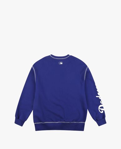  MLB - Áo sweatshirt tay dài cổ tròn logo thể thao 