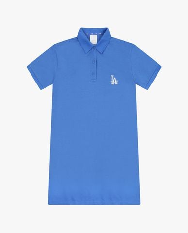  MLB - Đầm mini cổ bẻ tay ngắn Collar Slim Fit 