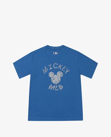  MLB - Áo thun cổ tròn ngắn tay MLB X Mickey Mouse 3Circle 