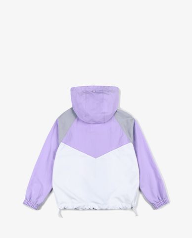  MLB - Áo khoác kiểu tay dài phối mũ trùm Basic Color Block 