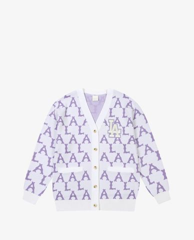  MLB - Áo khoác cardigan tay dài Monogram 