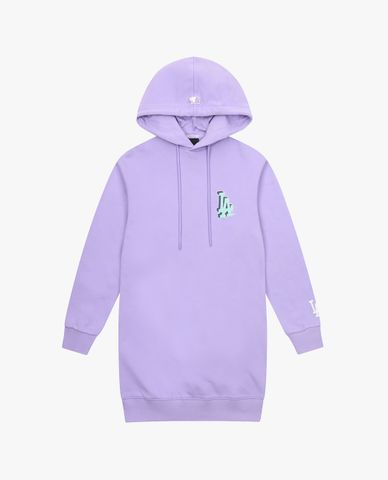  MLB - Đầm mini phối mũ phom suông tay dài LIKE 