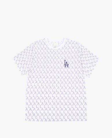  MLB - Áo thun cổ tròn ngắn tay Monogram Overfit 