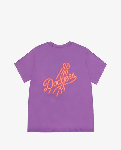  MLB - Áo thun cổ tròn ngắn tay Neon Art Coopers 