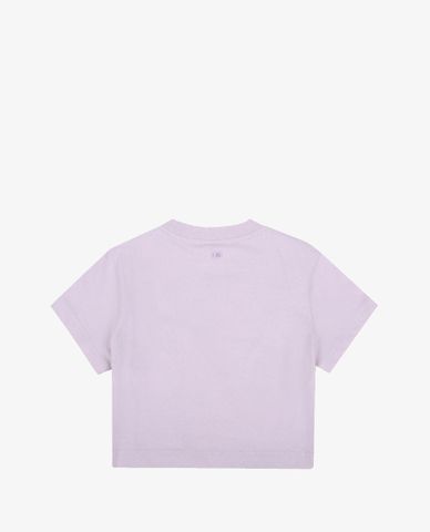  MLB - Áo croptop nữ tay ngắn cổ tròn phom suông thời trang 