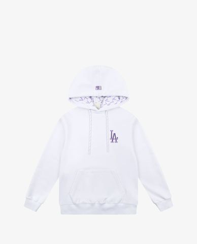  MLB - Áo hoodie tay dài phối mũ thời trang Monogram 