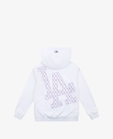  MLB - Áo hoodie tay dài phối mũ thời trang Monogram 
