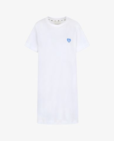  MLB - Đầm mini phom suông tay ngắn Love ver.21 