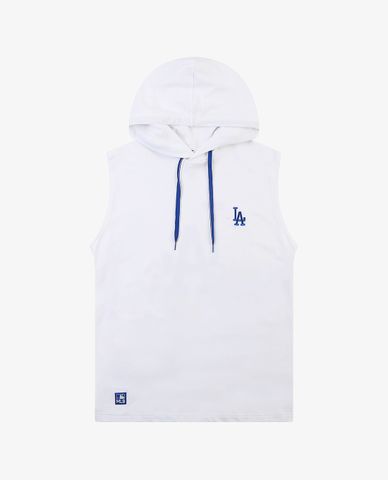  MLB - Áo hoodie sát nách phối mũ trùm Big Logo 