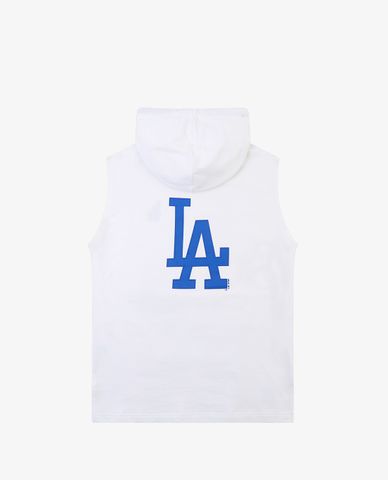  MLB - Áo hoodie sát nách phối mũ trùm Big Logo 