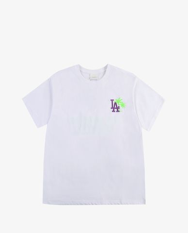  MLB - Áo thun cổ tròn ngắn tay Palm Tree Overfit 