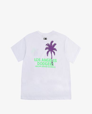  MLB - Áo thun cổ tròn ngắn tay Palm Tree Overfit 