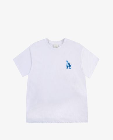  MLB - Áo thun cổ tròn ngắn tay Palm Tree Watercolor Over Fit 