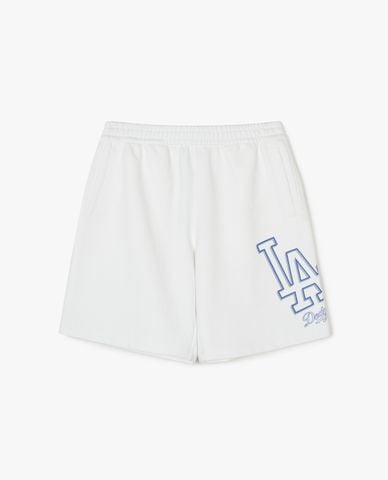  MLB - Quần shorts unisex ống rộng lưng thun Basic Megalogo 