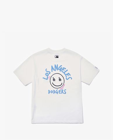  MLB - Áo thun cổ tròn ngắn tay LIKE Smile 