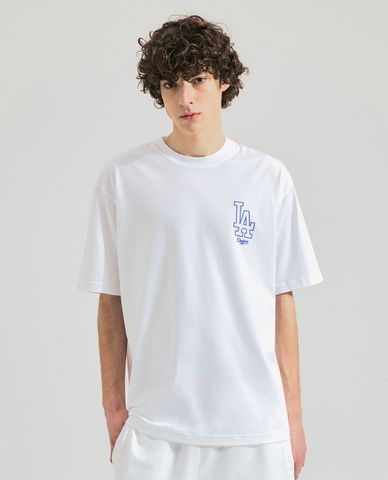  MLB - Áo thun unisex cổ tròn tay ngắn Basic Mega Logo 