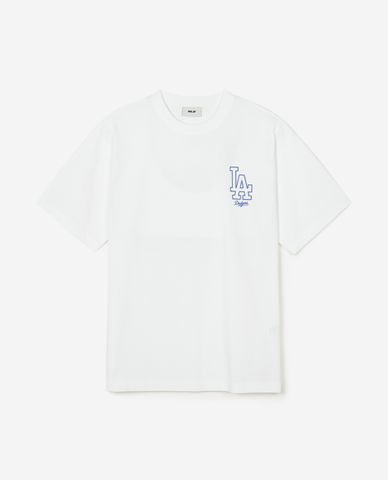  MLB - Áo thun unisex cổ tròn tay ngắn Basic Mega Logo 