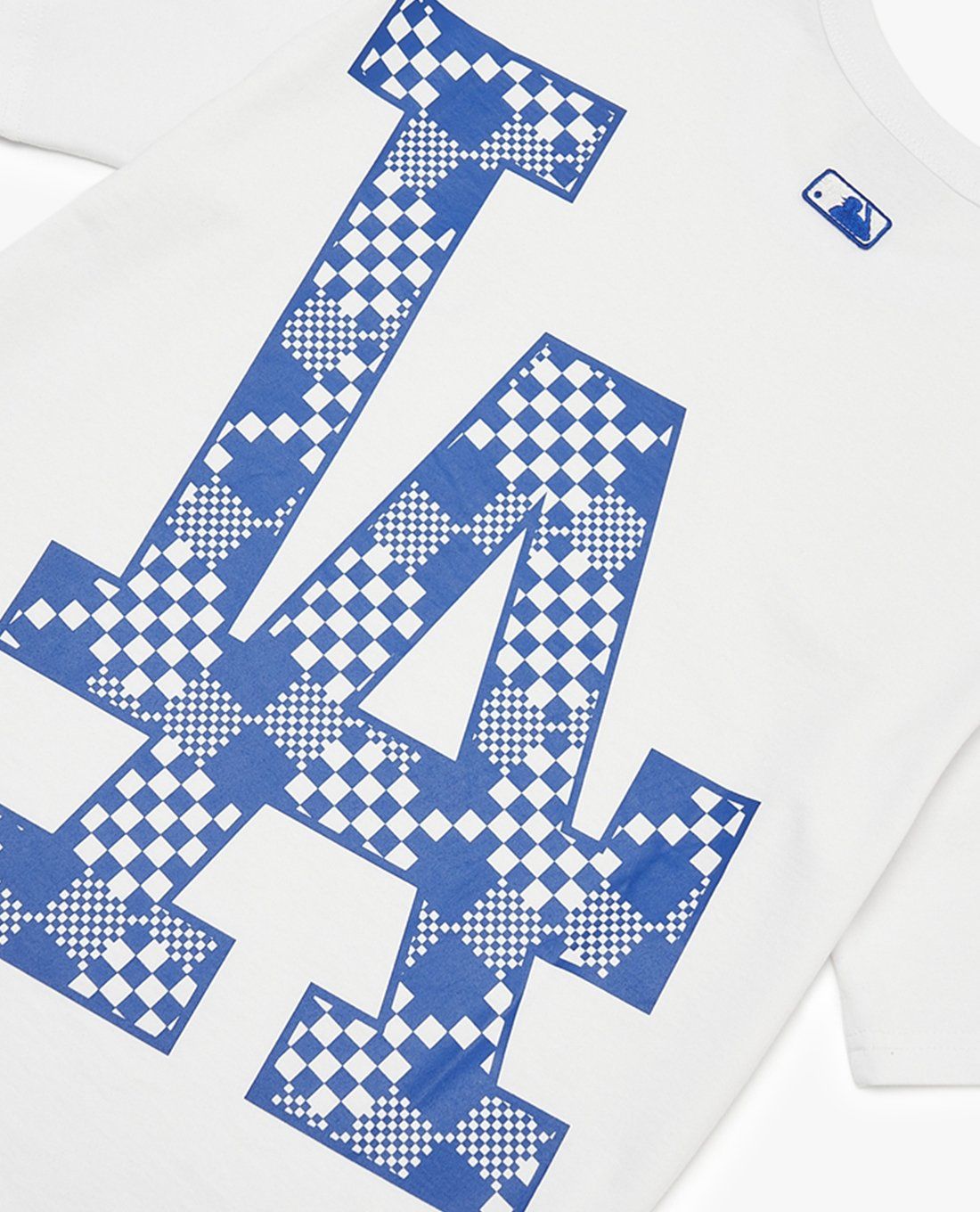 MLB - Áo thun phom suông ngắn tay Checkerboard Back Logo